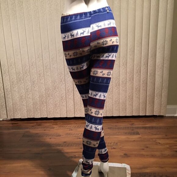 PICTURE M/L reindeer snowflake stripe tights - Picture 5 of 5